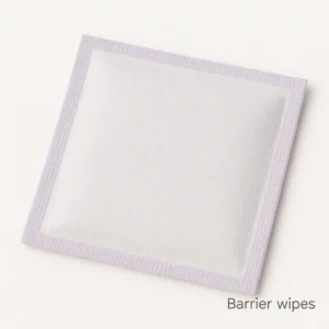 Barrier wipes