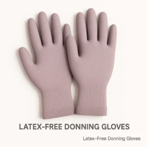 Latex-free donning gloves