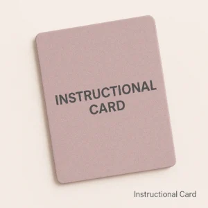 Instructional card