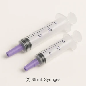 (2) 35 mL syringes