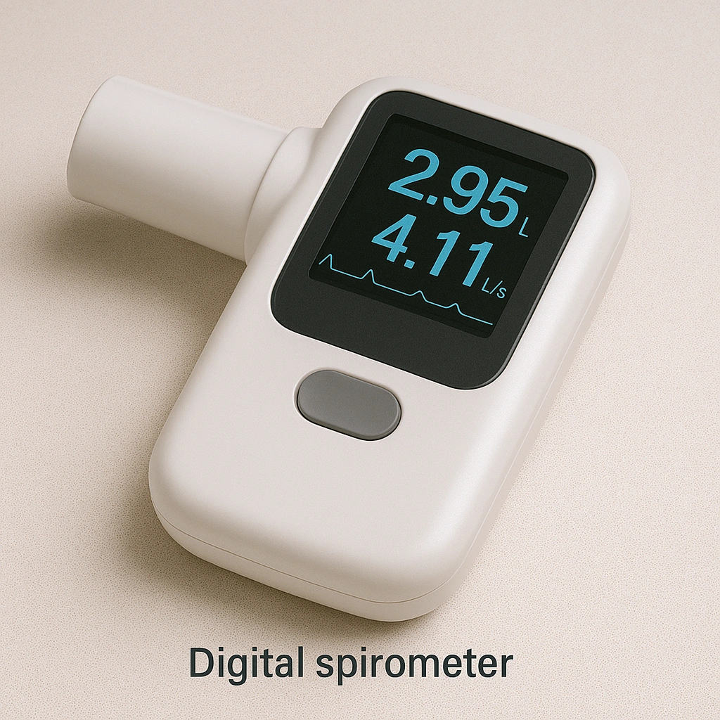 Digital spirometer for respiratory care - OHC Pharmacy Houston Digital spirometer medical device at OHC Pharmacy Houston