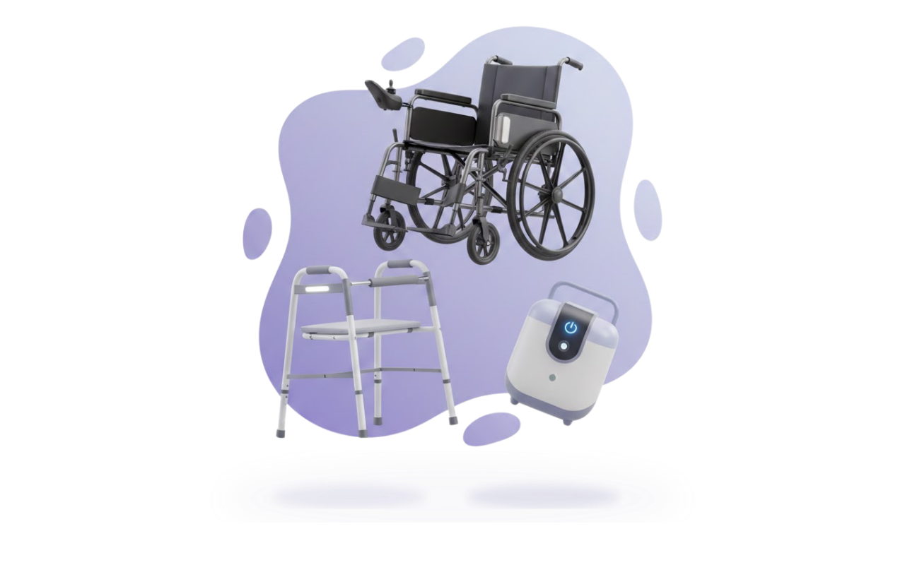 dme login illustration wheelchair walker oxygen Final